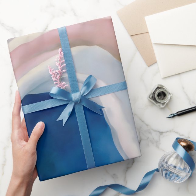 Papier Cadeau Musique rose et bleu par O'Keeffe (Cadeaux)