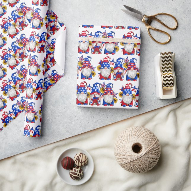 Papier Cadeau Nains Patriotes (Artisanat)