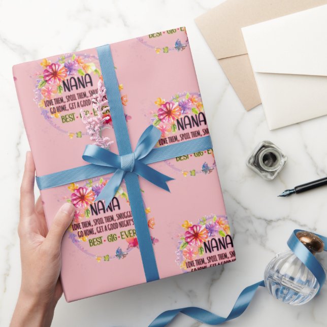 Papier Cadeau Nana Les Aime Les Gâter Les Énuquer (Cadeaux)