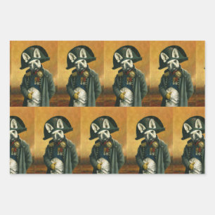 Papier cadeau Napoléon Français Bulldog