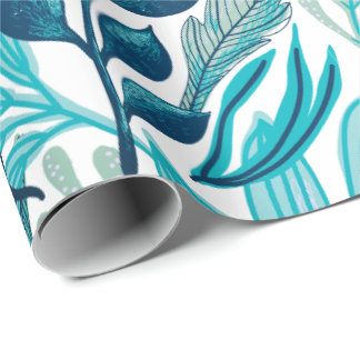 Papier Cadeau Nature tropicale Design de feuillage