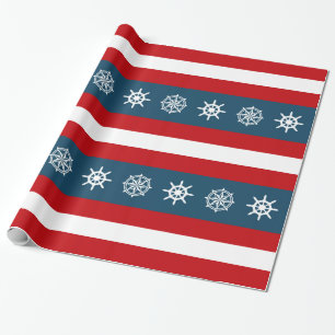 Papier Cadeau Nautical themed design