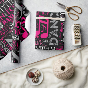 Papier Cadeau Né à Dance Pink ID277