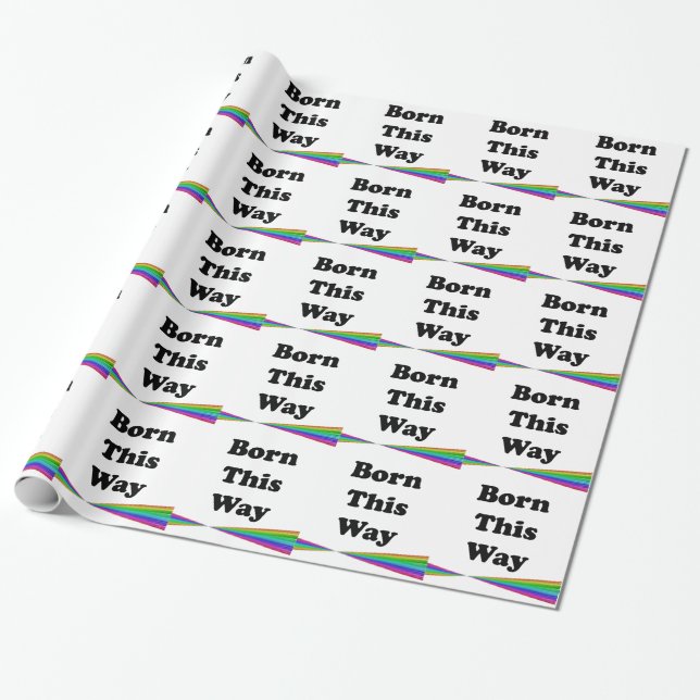 Papier Cadeau Né ainsi (Déroulé)