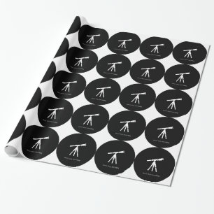 Papier Cadeau Ne cessez jamais de rechercher le télescope