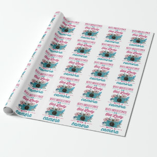 Papier Cadeau Ne jamais sous-estimer une vieille dame avec une c