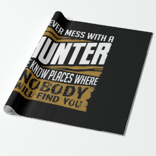 Papier Cadeau Ne Manquez Jamais Avec Un Chasseur