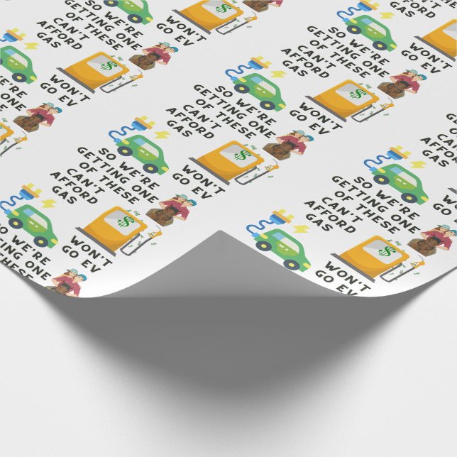 Papier Cadeau Ne peut pas se payer l'essence ou EV si acheter un (Coin)