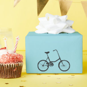 Papier Cadeau Né Pour Ride Deux Roues Motif Vélo