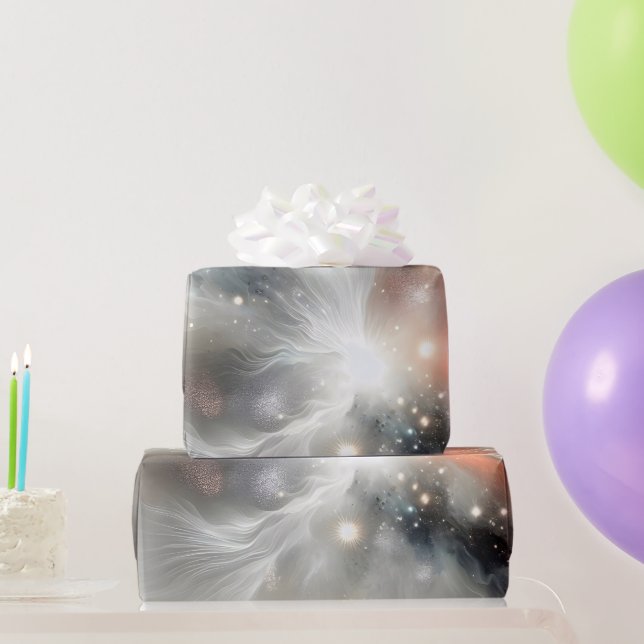 Papier Cadeau Nebula céleste Abstraite (Cadeaux de fête)