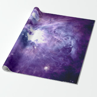 Papier Cadeau Nébuleuse d'Orion Lavande Pourpre Mystère