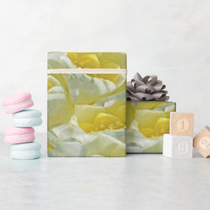 Papier Cadeau Nénuphars blancs