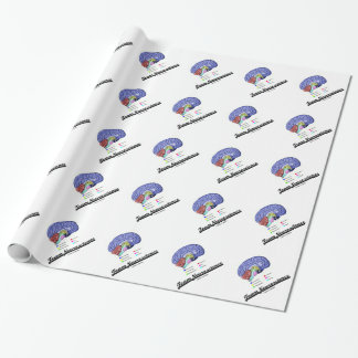 Papier Cadeau Neurologie d'équipe (attitude d'anatomie de