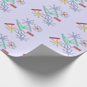 Papier Cadeau Neurones Et Glia