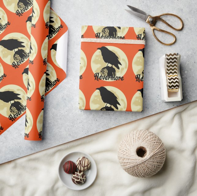 Papier Cadeau Nevermore Raven (Artisanat)
