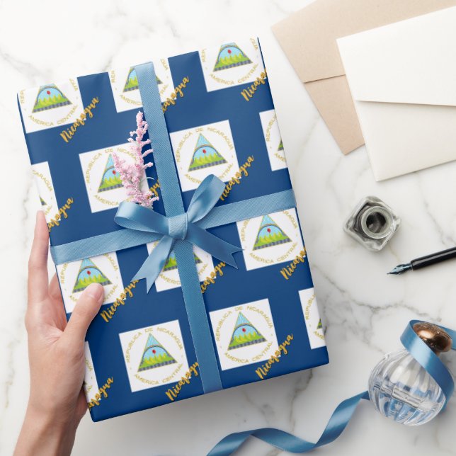 Papier Cadeau Nicaragua Papier à enveloppes, patriotes du Nicara (Cadeaux)