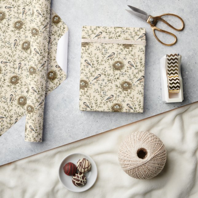 Papier Cadeau Nid d'oiseau (Artisanat)
