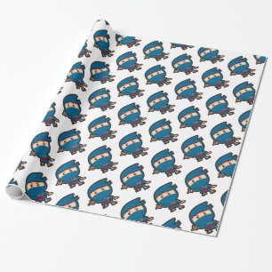Papier Cadeau Ninja Boy