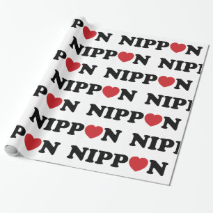 Papier Cadeau Nippon Love Heart