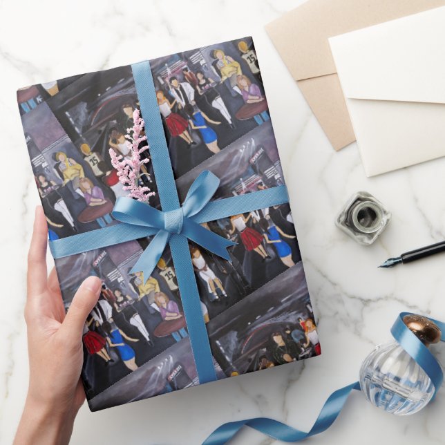 Papier Cadeau No Control Painting by Alfred Fox (Cadeaux)