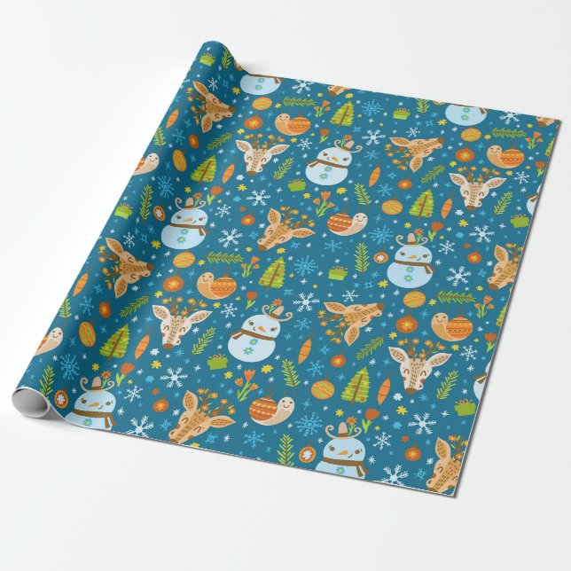 Papier Cadeau Noël (Déroulé)