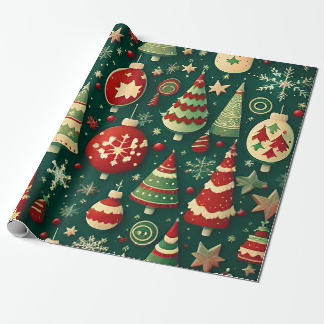 Papier Cadeau Noël (Déroulé)