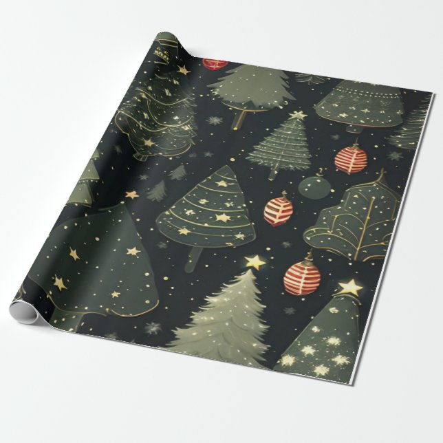 Papier Cadeau Noël (Déroulé)