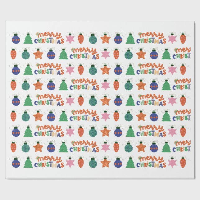 PAPIER CADEAU NOËL (Plat)