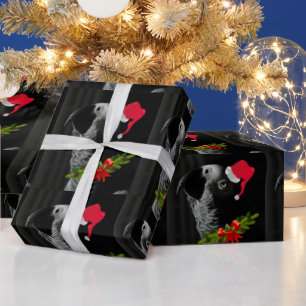 Papier Cadeau Noël africain du Congo Grey