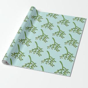 Papier Cadeau Noël au gui
