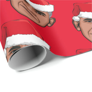 Papier Cadeau Noël BARACK OBAMA