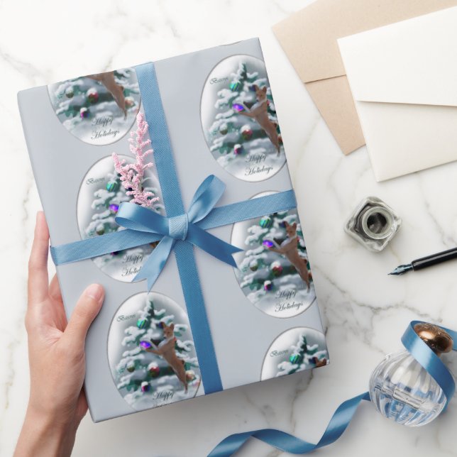 Papier Cadeau Noël Basenji (Cadeaux)