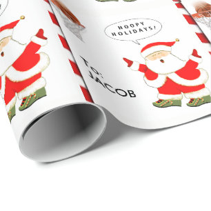 Papier Cadeau Noël basket-ball