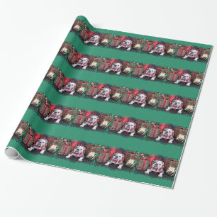 Papier Cadeau Noël - bouledogue - Delilah