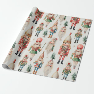 Papier Cadeau Noël de fête d'hiver de Casse-Noisette