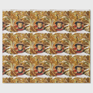 Papier Cadeau Noël de hamster