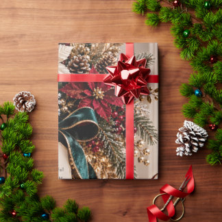 Papier Cadeau Noël de la Bourgogne Saison de Bénédictions