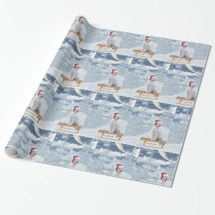 Papier Cadeau Noël de la canicule blanche