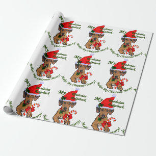 Papier Cadeau Noël de Rhodesian Ridgeback