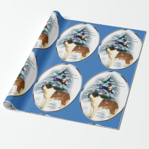 Papier Cadeau Noël de St Bernard