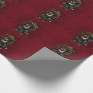 Papier Cadeau Noël de teckel