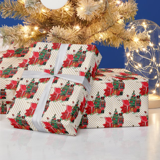 Papier Cadeau Noël des noisettes (Vacances)