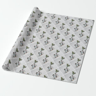 Papier Cadeau Noël des Pingouins