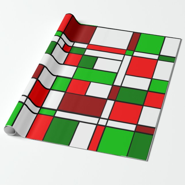 Papier Cadeau Noël du Bauhaus (Déroulé)