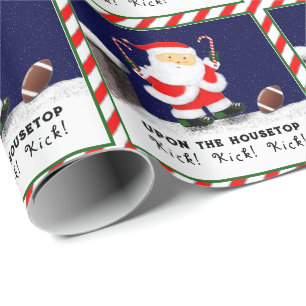 Papier Cadeau Noël du football