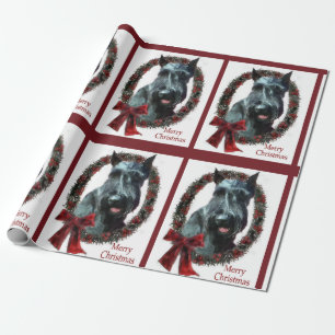 Papier Cadeau Noël du géant Schnauzer