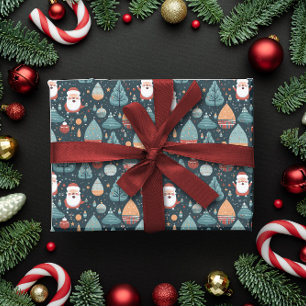 Papier Cadeau Noël du Père Noël
