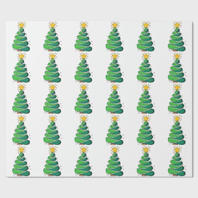 Papier Cadeau Noël Fantaisiste (Plat)