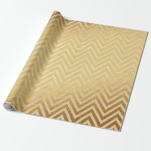 Papier Cadeau Noël feuille d'or