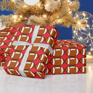 PAPIER CADEAU NOËL FOOTBALL